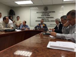 El INE da a conocer detalles del próximo debate que se celebrará en Colima con motivo de la elección para gobernador. TWITTER / @INEMexico