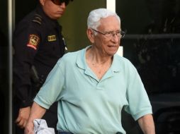 García fue condenado en 2012 en EU por estar vinculado a graves violaciones a los derechos humanos. AFP / M. Recinos