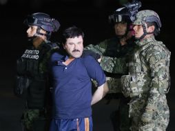 Joaquín Guzmán intentó huir por auto e incluso a través de las alcantarillas, pero lo atraparon. EFE / J. Méndez