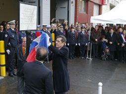 El acto tuvo lugar esta mañana en el barrio de Montrouge, al sur de París. AFP / M. Euler