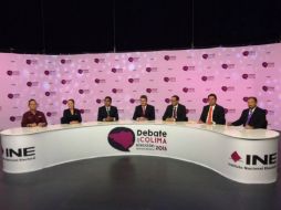 Imagen del debate que se desarrolla este domingo. TWITTER / @INEMexico