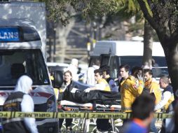 En el ataque, al menos 10 personas murieron y otras 15 resultaron heridas. EFE / T. Bozoglu