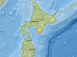 El epicentro del sismo fue en la prefectura de Aomori, en el norte de la isla de Hokkaido. ESPECIAL / earthquake.usgs.gov