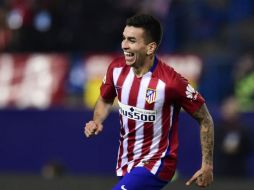La escuadra rojiblanca tomó el control de las acciones desde el minuto 40, gracias al gol de Ángel Correa. AFP / J. Soriano