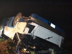 En el vehículo viajaban 41 personas, entre ellas dos conductores que se turnaban el volante. EFE / ARCHIVO