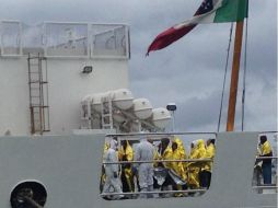 La Guardia Costera griega encuentra los cadáveres de seis personas que murieron cuando intentaban llegar a la isla de Samos. EFE / M. D'arro