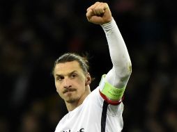 Ibrahimovic anota en el minuto 73 para continuar la racha de victorias. AFP / P. Pavani