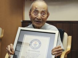 Koide que nació en 1903 fue nombrado en agosto pasado el hombre vivo más viejo del mundo. AP / ARCHIVO