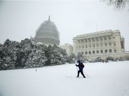 En Washington, 'Jonás' ha dejado hasta 76 centímetros de nieve. AFP / A. Wong