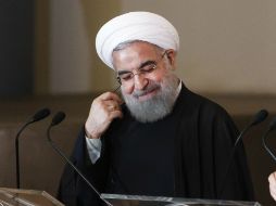 Hassan Rouhani subrayó que el acuerdo nuclear alcanzado significa un cambio extraordinario que puede ser el primer paso a la paz. EFE / G. Lami