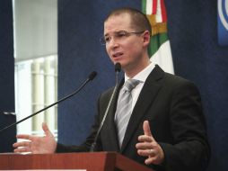 Ricardo Anaya señaló que el diputado federal Feredico Döring sustituirá a Carrizoza hasta que se aclaren las cosas. SUN / ARCHIVO