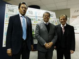 Los secretarios de Desarrollo Rural, Desarrollo Económico, e Innovación estuvieron ayer en la redacción de esta casa editorial. EL INFORMADOR / E. Barrera