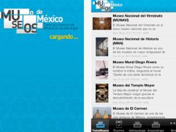 Con la app puedes compartir tu museo favorito en redes sociales o mandarlo por correo electrónico. ESPECIAL / itunes.apple.com