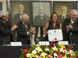 Rosa Beltrán alaba la vigencia de 'Cartucho', a la que llamó un 'clásico de la literatura mexicana'. NTX / N. Gutiérrez