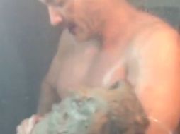 En las imágenes se ve el musculoso torno del actor al desnudo. INSTAGRAM / @davidzepeda1