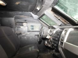 La camioneta presentaba varios orificios de bala provocados por los civiles. EL INFORMADOR / ARCHIVO