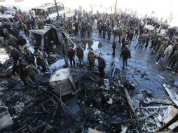 La explosión se dio frente a una estación de autobuses cercana a la mezquita de Sayeda Zeinab. AFP / L. Beshara
