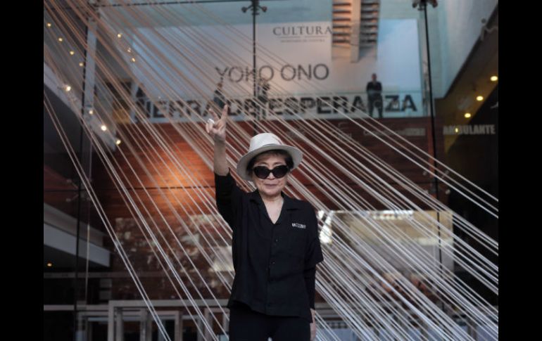 La artista expresó que no se explica el motivo por el que su obra fue dañada pero que era una realidad en México. EFE / S. Gutiérrez