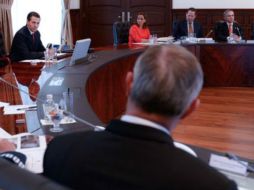 En la reunión de este miércoles, Peña Nieto agradeció a los gobernadores que recibirán al Papa en sus entidades. TWITTER / @gobmx