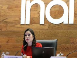 La presidenta del INAI, Ximena Puente resalta que el país cuenta con el primer organismo autónomo garante de transparencia. TWITTER / @INAImexico