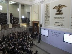 Por tercera ocasión se realizó el evento con expertos y autoridades, pero Aristóteles Sandoval no pudo estar presente. EL INFORMADOR / R. Tamayo