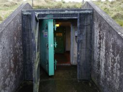 La instalación incluye una sala de conferencias, una sala de transmisión y un espacio para 235 camas. AP / P. Morrison