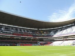Para el duelo de esta tarde entre América y Santos la parte baja del graderío estará cerrada y las remociones serán graduales. TWITTER / @EstadioAzteca