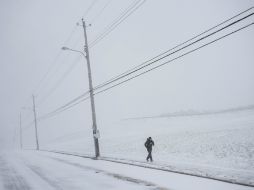 En varios lugares se espera la caída de entre 25 y 30 centímetros de nieve. AP / D. Calabrese