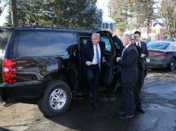 El aspirante a la candidatura republicana por la Casa Blanca recalca que el muro sería de una altura entre 10 y 12 metros. AFP / J. Raedle