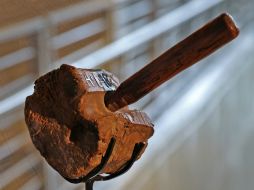 Lincoln lo habría utilizado como martillo para clavar clavijas de madera talladas a mano. AP / K. Wilkinson