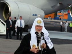 Kiril permanecerá en la isla hasta el domingo, día en que oficiara una liturgia en la Catedral ortodoxa de la isla. EFE / A. Ernesto