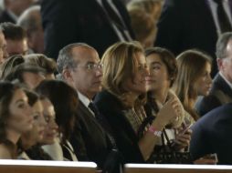 Los panistas se encuentran en uno de los palcos al interior del recinto mariano. SUN / L. Cortés