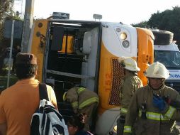 El percance ocurrió a la altura del Fraccionamiento Revolución. TWITTER / @PCJalisco