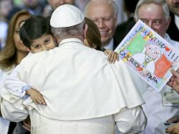 La visita de Francisco a los niños del Hospital 'Federico Gómez' conmovió a la comunidad. EFE / A. di Meo