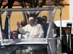 Protección Civil instaló 37 centros de atención médica emergente para la tercera jornada de la visita del Papa en el país. NTX / J. Lira