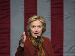 Clinton pronunció un mensaje en un centro de estudios afroamericanos del barrio neoyorquino, de Harlem. AP / B. Smith