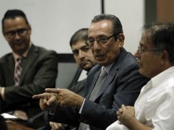 Gustavo Iglesias Robles, director técnico del Consejo Estatal Contra las Adicciones, durante su participación en el debate. EL INFORMADOR / E. Barrera