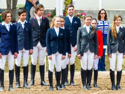 La ceremonia protocolaria se realizó con los jinetes que se ganaron un lugar en la Selección Nacional de Equitación. EL INFORMADOR / P. Pérez