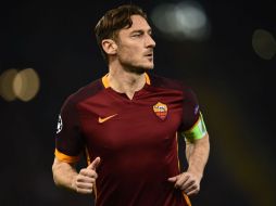 Francesco Totti mostró su malestar por la situación que está viviendo. AFP / ARCHIVO