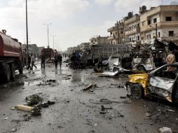 El Estado Islámico reivindicó ayer en sendos comunicados difundidos en Internet la autoría de estos ataques. EFE / STR