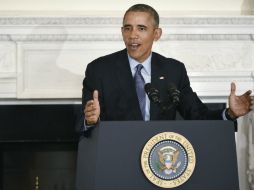 Barack Obama dice que la prioridad es asegurar respuestas positivas del régimen sirio. AFP / ARCHIVO