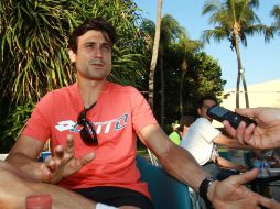 David Ferrer llega sin presión a pesar de llegar como campeón defensor. EFE / A. Cruz