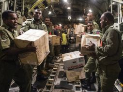 La ayuda humanitaria llegó a la isla principal, Viti Levu, pero rescatistas no pueden acceder a las localidades más afectadas. EFE / NZ Defence Force