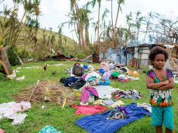 El ciclón arrazó con miles de chozas de madera en todas las 300 islas que integran la República de Fiji. AFP / F. Khalil