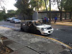 Los encapuchados protestaban por la aparente detención de ''El Yorch'' hecha por la PGR. TWITTER / @g_quadri