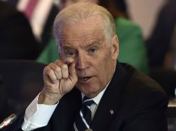 Joe Biden no menciona directamente al magnate republicano. AFP / Y. Cortez