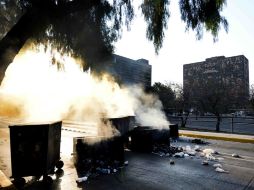 La detención de ''El Yorch'' ocasionó ayer disturbios en la Ciudad Universitaria de la UNAM. SUN / G. Perea