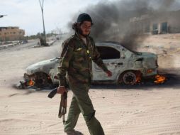 Fuerzas afines a Trípoli y grupos yihadistas combaten en Sabratah desde hace varios días. EFE / ARCHIVO