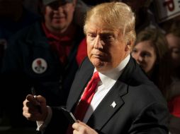 El multimillonario y su abierto rechazo a migrantes también le ha traído muchos seguidores. AFP / M. B. Thomas