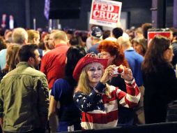 Mitin de Ted Cruz en Texas. La entidad tiene el mayor número de delegados: 222 demócratas y 155 republicanos. AFP / S. House